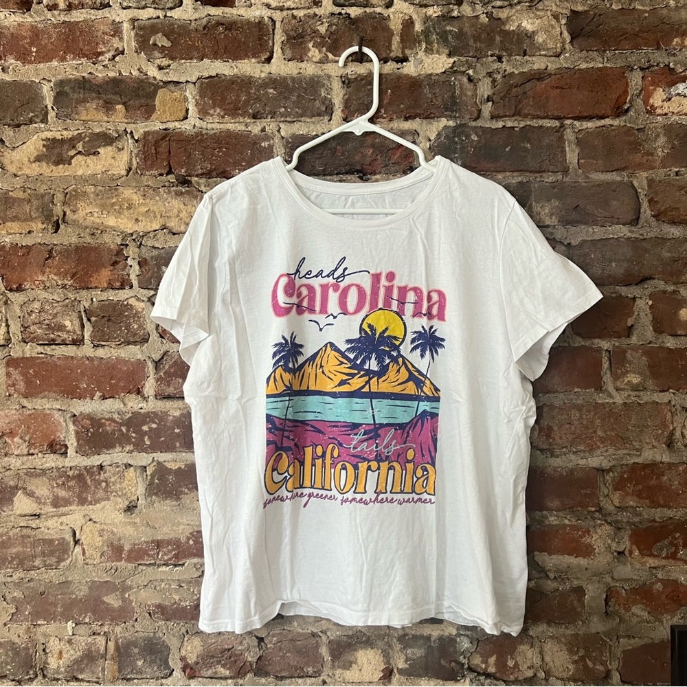 Amazon Women's White Graphic Tee